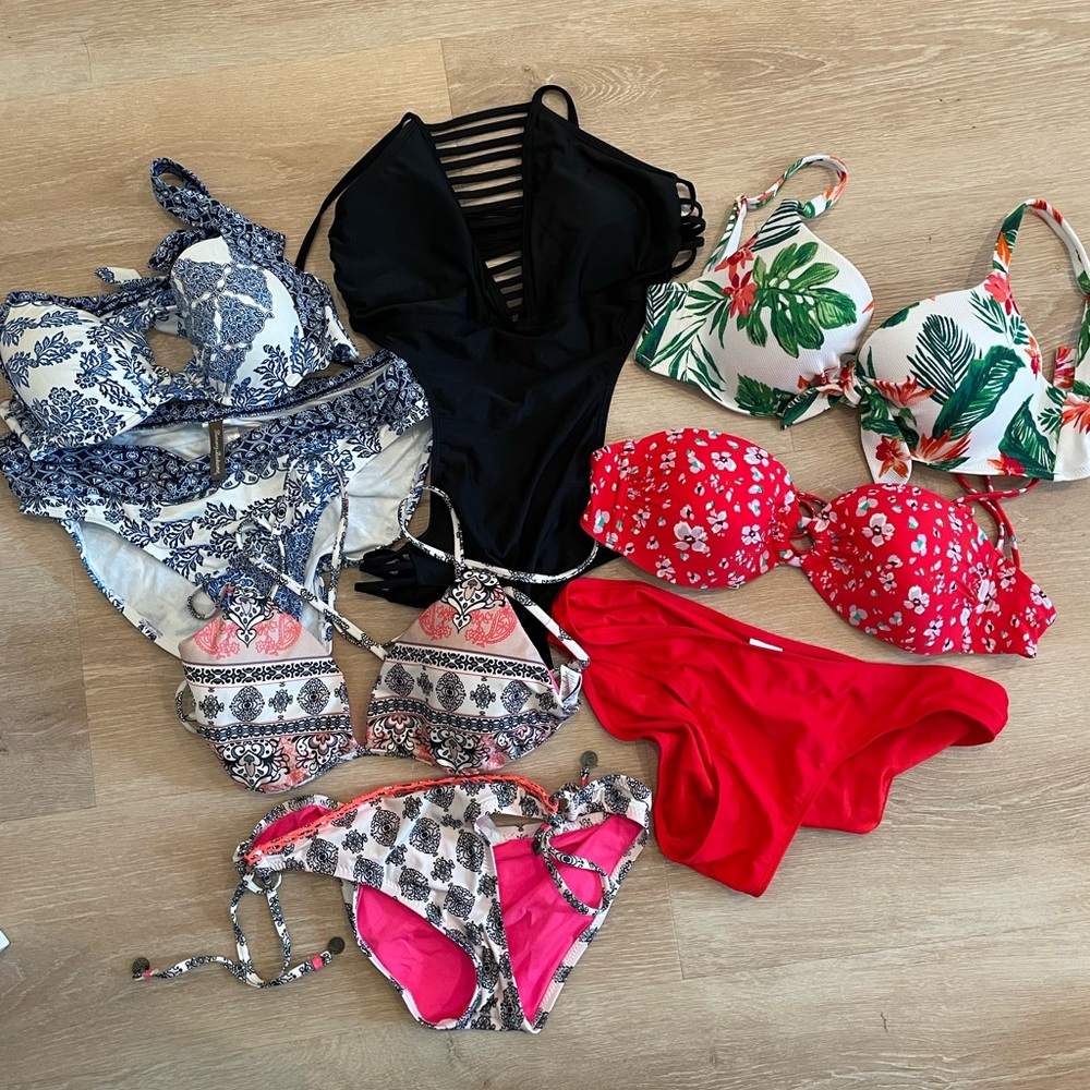 Bundle of designer swimsuits, BECCA, Tommy Bahama